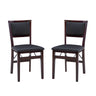 Keira Gray wash Padded Folding Chair