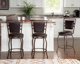 Townsend Dark Brown Adjustable Stool (Set of 3)