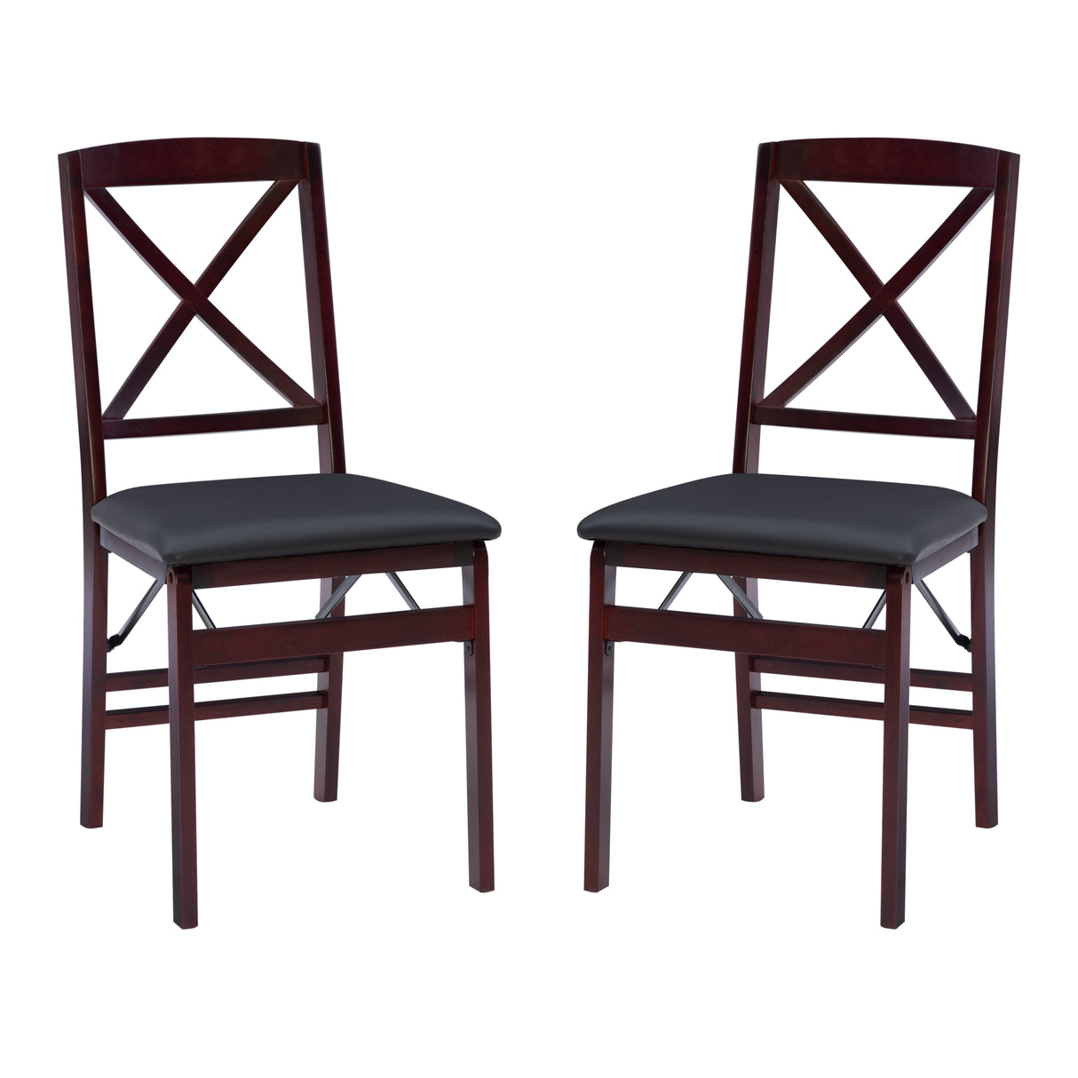 Triena Gray wash Mission Folding Chair