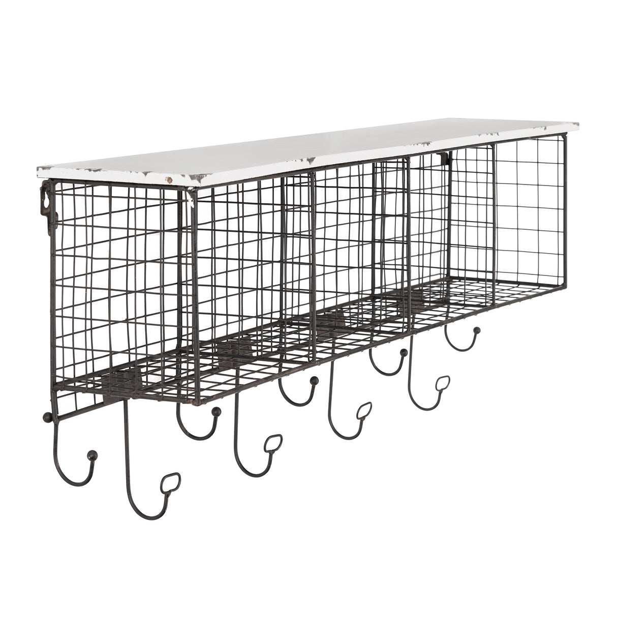 4 Cubby Wall Shelf