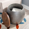 Dreyfus Drum Side Table With Storage