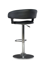 Devan Faux Leather Barrel Bar Stool
