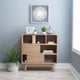 Waves 3 Shelf Bookcase