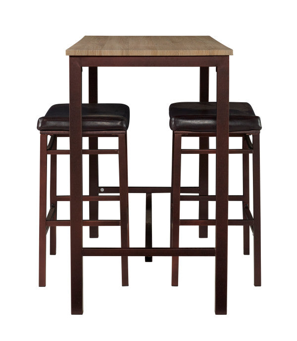 Betty Faux Marble 3 Piece Faux Leather Set