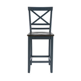 Laurel Blue Counter Stools (Set of 2)
