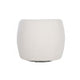 Skyler White Sherpa Swivel Chair
