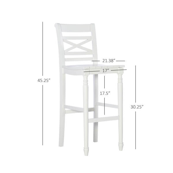 Sullivan White Stool