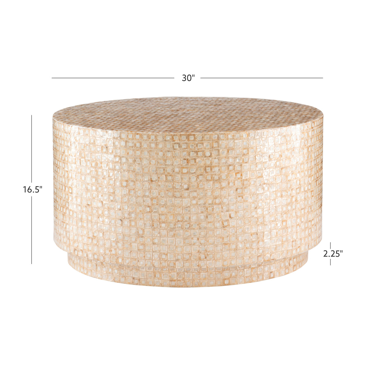 Capiz Coffee Table