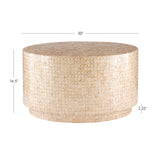 Capiz Coffee Table
