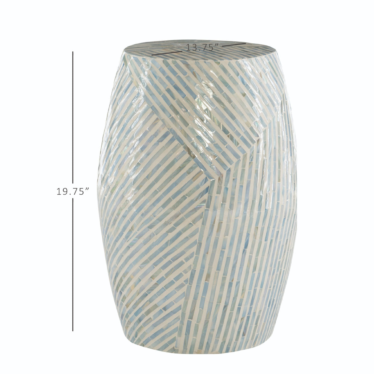 Mop Modern Coastal Drum Table