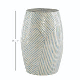 Mop Modern Coastal Drum Table