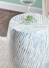 Mop Modern Coastal Drum Table