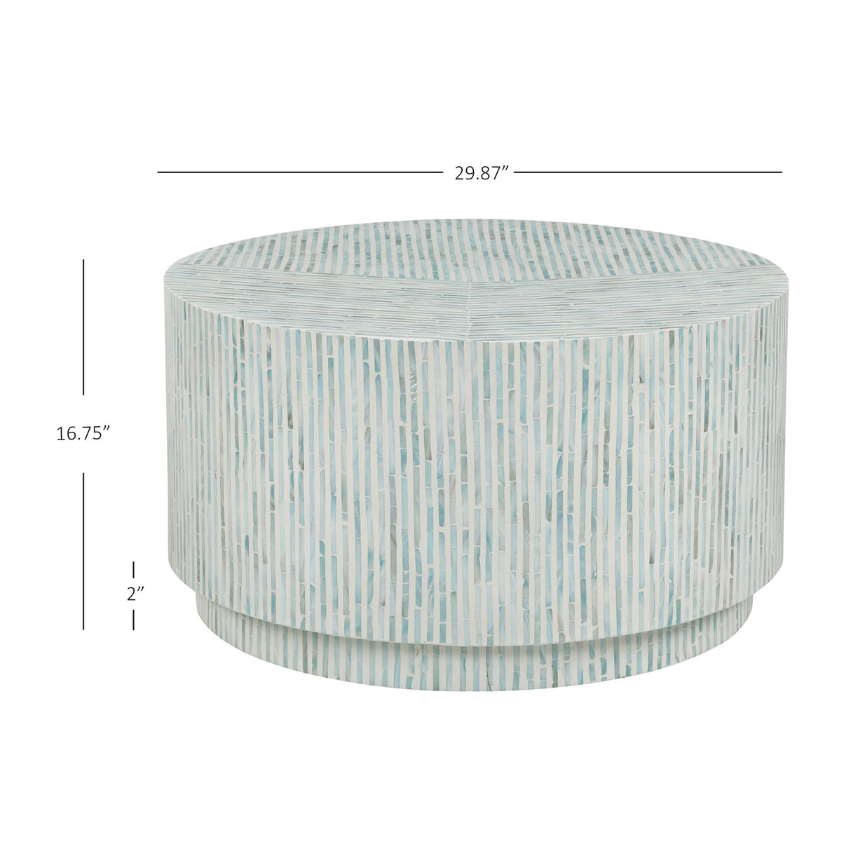 Capiz Coffee Table