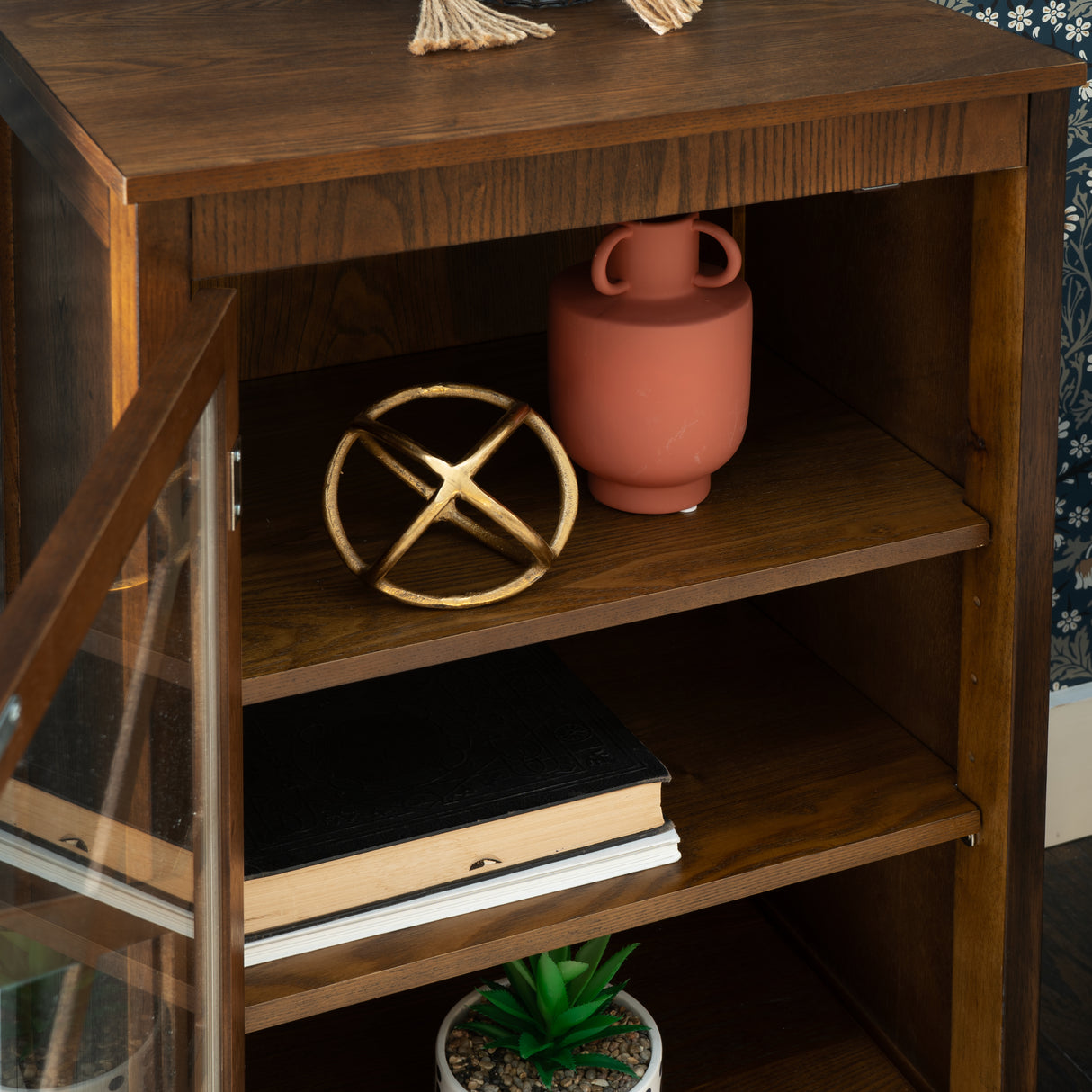 Fetti Small Wood Cabinet