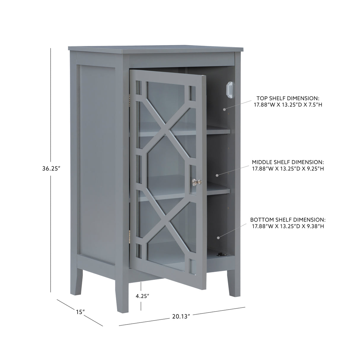 Fetti Small Wood Cabinet
