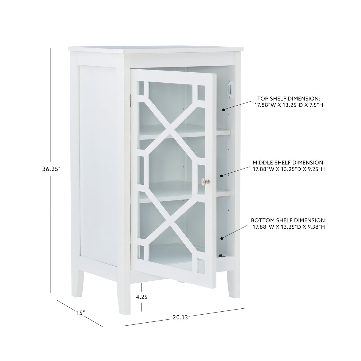 Fetti Small Wood Cabinet