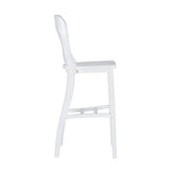 Norman White Bar Stools (Set of 2)