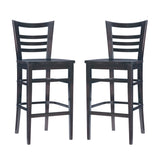 Brit Brown Bar Stools (Set of 2)