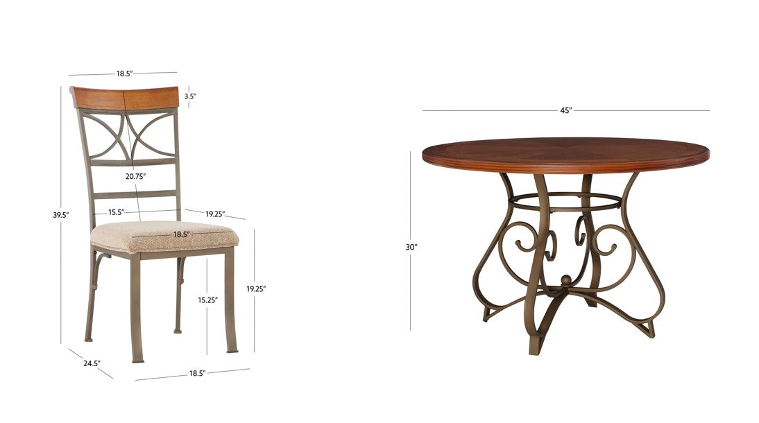 Hamilton Dining Set 5Pc