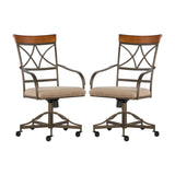 Hamilton Swivel Arm Chair (Set of 2)