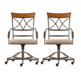 Hamilton Swivel Arm Chair (Set of 2)