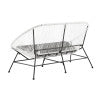 Anson White Loveseat