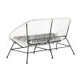 Anson White Loveseat