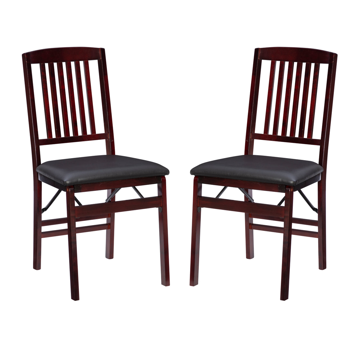 Triena Gray wash Mission Folding Chair