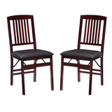 Triena Gray wash Mission Folding Chair
