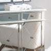 Milan Mirrored 3 Drawer 4 Door Console