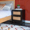 Raphael Cane Two Drawer Table