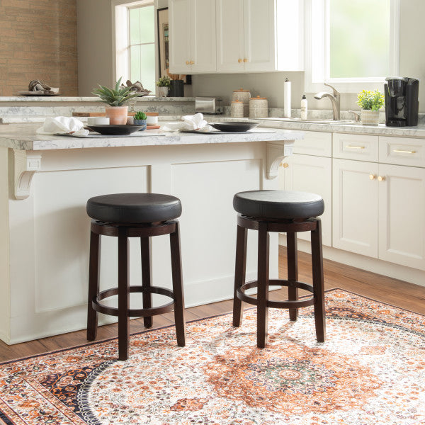 Maya Faux Leather Stool