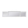 Milan Mirrored 3 Drawer 4 Door Console