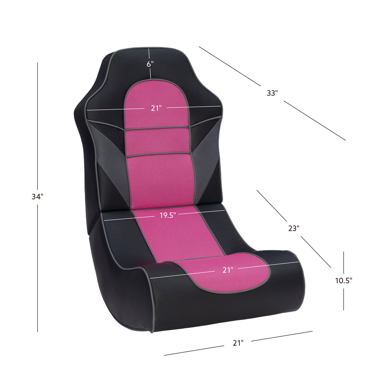 Klutch Pink Game Rocking Chair