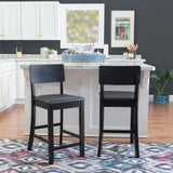 Torino Black Contemporary Stool