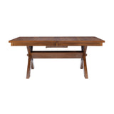 Kraven Dark Hazelnut Dining Table