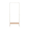 Claira Pewter Clothing Rack Short