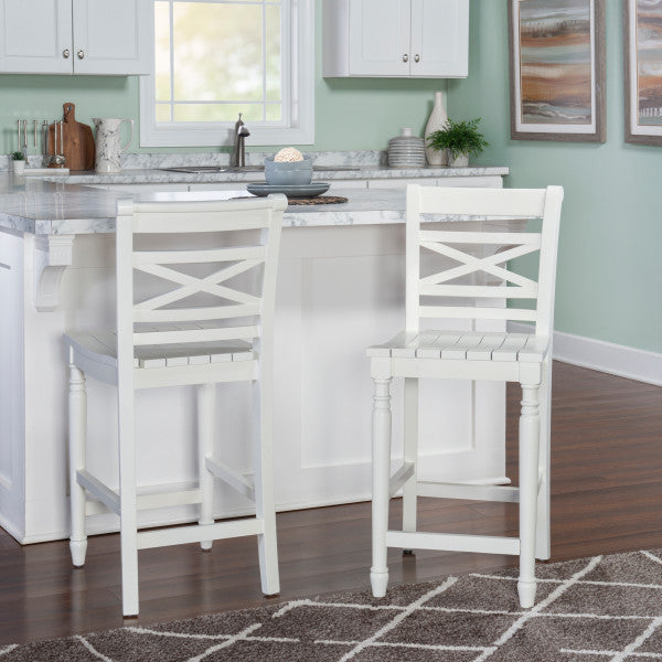 Sullivan White Stool