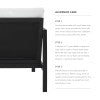 Alora Aluminum Outdoor Loveseat