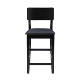 Torino Black Contemporary Stool