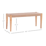Cosgrove Black Dining Bench