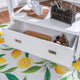 Sydney White Kitchen Cart