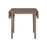 Torino Black Square Drop Leaf Table