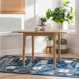 Torino Black Square Drop Leaf Table
