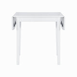 Torino Black Square Drop Leaf Table