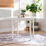 Torino Black Square Drop Leaf Table