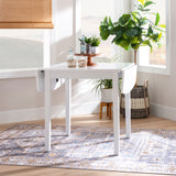 Torino Black Square Drop Leaf Table