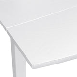 Torino Black Square Drop Leaf Table