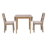 Torino 3 Pc Drop Leaf Dining Set