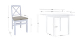 Torino 3 Pc Drop Leaf Dining Set